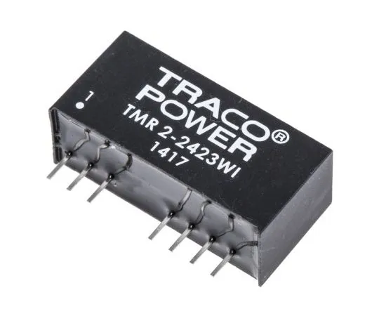 63-7350-91 TRACOPOWER TMR 2WI 2W Isolated DC-DC Converter Through Hole, Voltage in 9 → 36 V dc, Voltage out ±15V dc TMR 2-2423WI