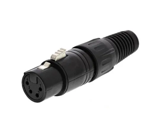 63-6653-89 RS PRO Cable Mount XLR Connector, Female, 250 V ac, 4 Way, Silver Plating 457-885
