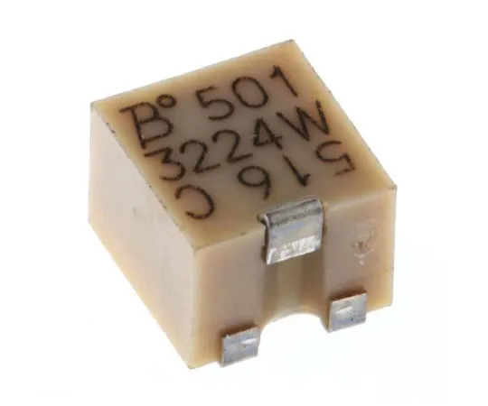63-7351-24 500Ω SMD Trimmer Potentiometer 0.25W Top Adjust Bourns 3224 Series 3224W-1-501E