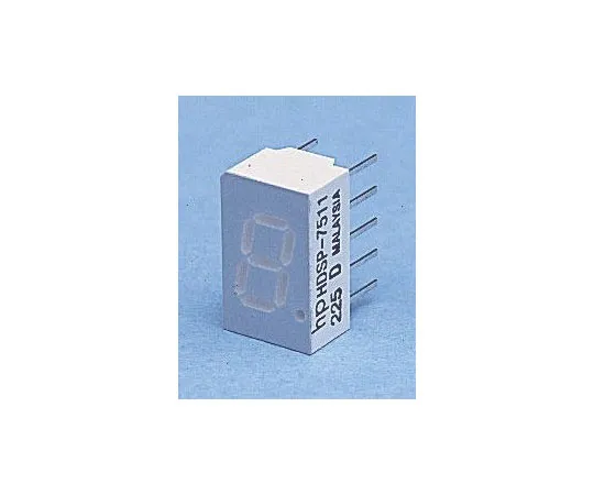 63-7321-74 HDSP-7501-CD000 Broadcom 7-Segment LED Display, CA Red 5.4 mcd RH DP 7.6mm HDSP-7501-CD000
