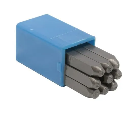 63-6605-07 RS PRO 2.5mm x 9 Piece Engraving Punch Set, (0 → 9) 251-766