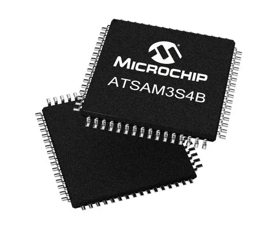 63-7022-93 Microchip, 32bit ARM Cortex M3 Microcontroller, 64MHz, 256 kB Flash, 64-Pin LQFP ATSAM3S4BA-AU