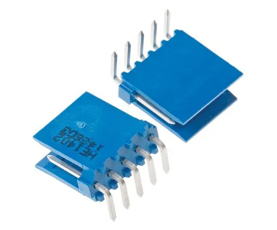 63-6698-46 Header-amplifier module for connecting boards 5 poles 2.54 mm 1 row right angle 281698-5