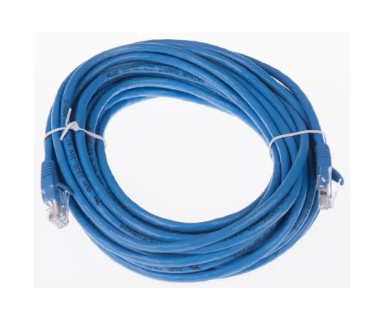 63-6704-44 RS PRO Blue PVC Cat5e Cable U/UTP, 10m Male RJ45/Male RJ45 Terminated 557-509