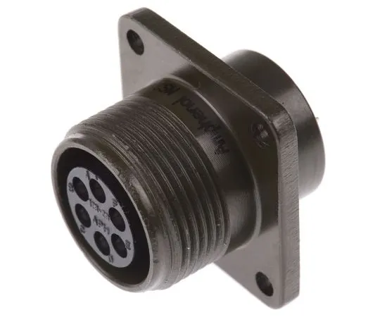 63-6665-14 MIL Standard Round Connectors MS 3102 A Series Female 6 Poles MS3102A-14S-6S