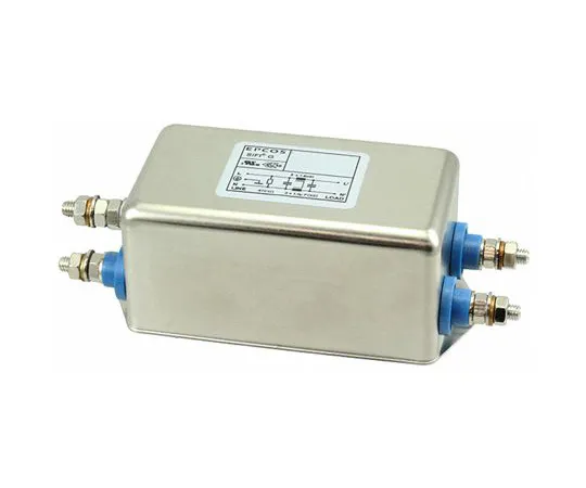 63-6947-71 EMC Filter Single Phase 20 A Chassis Mount 1 x 2 μF 1.8 x 2 mH 0 mA 1 Stage UL 1283 B84112G0000M120