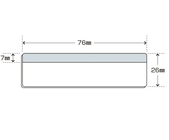 67-8065-56 Basic Frost White Water Edge Polished 76 x 7 F 100 Sheets S2541-7F