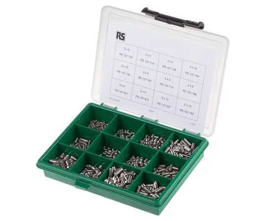 63-6629-62 800 piece Stainless Steel Screw/Bolt Kit, M3, M4 395-428
