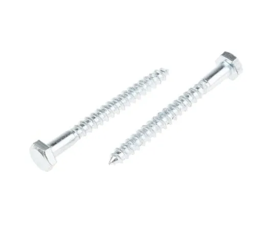 63-6732-81 RS PRO Hex Coach Screw, Steel Bright Zinc Plated, 6mm x 60mm 824-913
