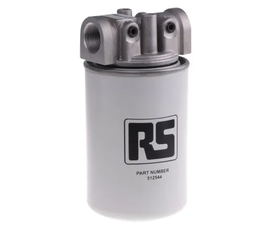 63-6687-92 RS PRO Hydraulic Spin-On Filter Can, 10μm, 65L/min 3/4 in 512-588