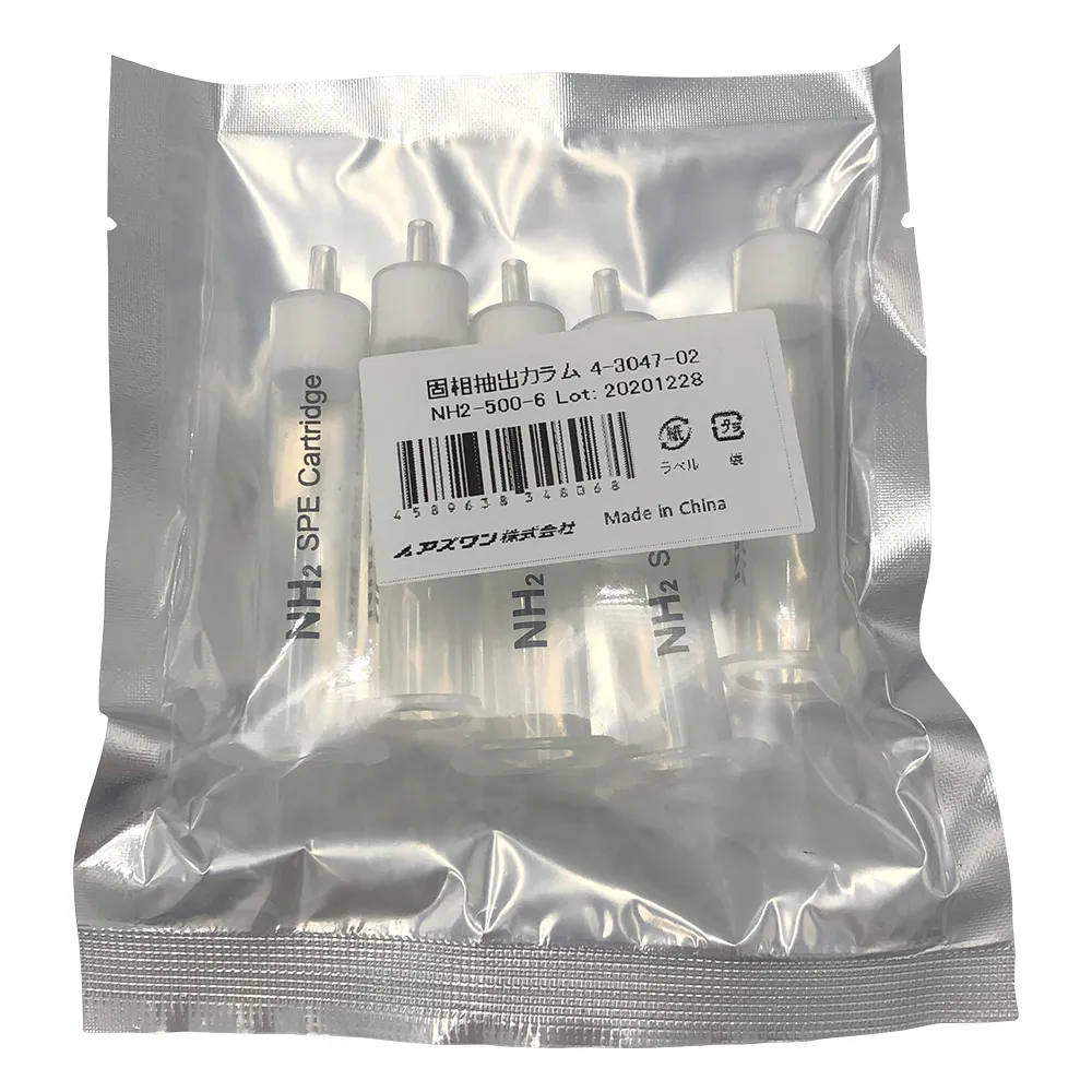 4-3047-02　［Discontinued］Solid-phase Extraction Column (silica gel-based ion-exchanged solid phase NH2) 500 mg/6 mL 30pcs　NH2-500-6