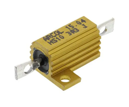 63-7349-19 Arcol HS10 Series Aluminium Ho***d Axial Wire Wound Panel Mount Resistor, 3.3Ω ±5% 10W HS10 3R3 J