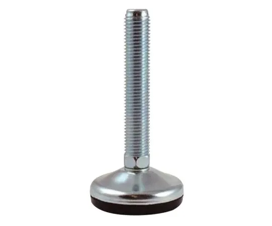63-7006-15 RS PRO Steel Adjustable Feet 80mm Dia. 25mm 1000kg Static load Capacity ,125mm M14 10° Tilt Angle 126-3550