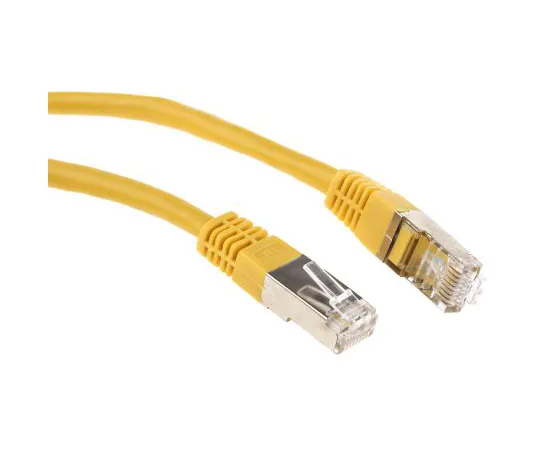 63-6637-50 RS PRO Yellow Cat6 Cable, S/FTP, Male RJ45/Male RJ45, Terminated, 1m 411-520