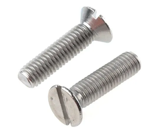 63-6695-54 RS PRO, M5 Countersunk Head, 20mm Stainless Steel Slot A2 304 Plain 527-296