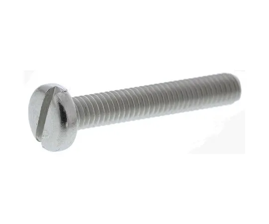 63-6695-43 RS PRO, M4 Pan Head, 25mm Stainless Steel Slot A2 304 Plain 527-066