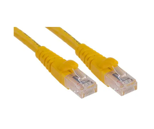 63-6703-11 RS PRO Yellow Cat6 Cable, U/UTP, Male RJ45/Male RJ45, Terminated, 1m 556-629