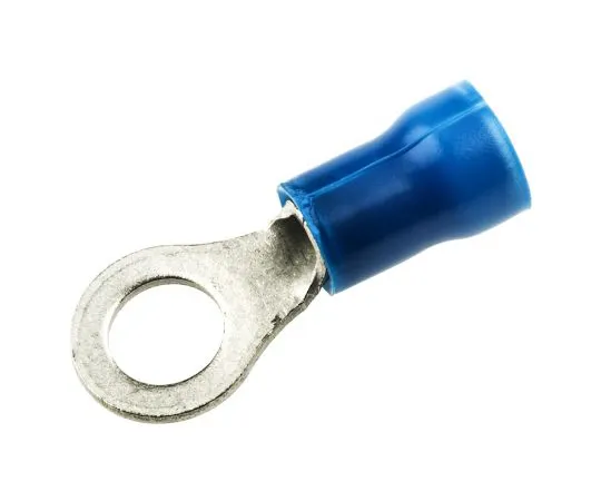 63-6735-59 Insulated Round Crimp Terminal Plastic Grip Inner Diameter: 5 mm Stud Diameter: M5 Blue 16 AWG 130102
