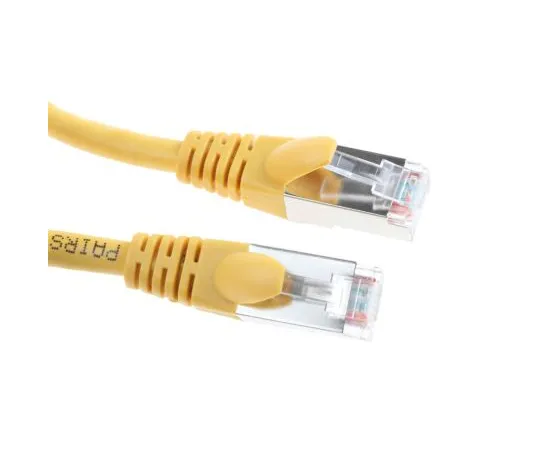 63-6704-29 RS PRO Yellow PVC Cat5e Cable F/UTP, 500mm Male RJ45/Male RJ45 Terminated 557-395