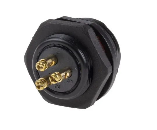 63-6951-66 RS PRO Panel Mount Connector, 3 Contacts 124-6672