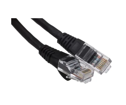 63-6703-56 RS PRO Black Cat6 Cable, U/UTP, Male RJ45/Male RJ45, Terminated, 2m 556-893