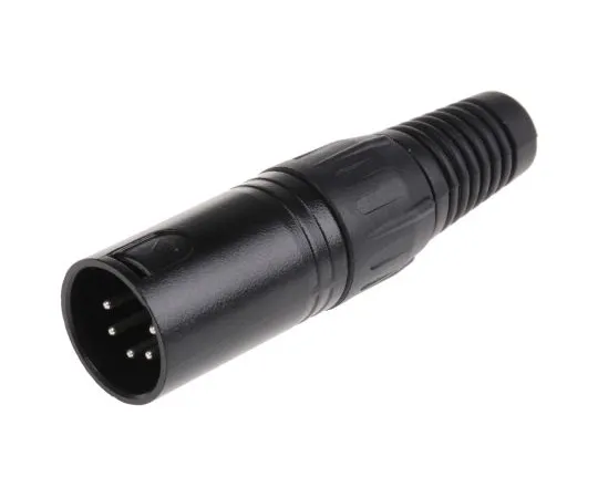 63-6653-98 RS PRO Cable Mount XLR Connector, Male, 250 V ac, 5 Way, Silver Plating 458-018