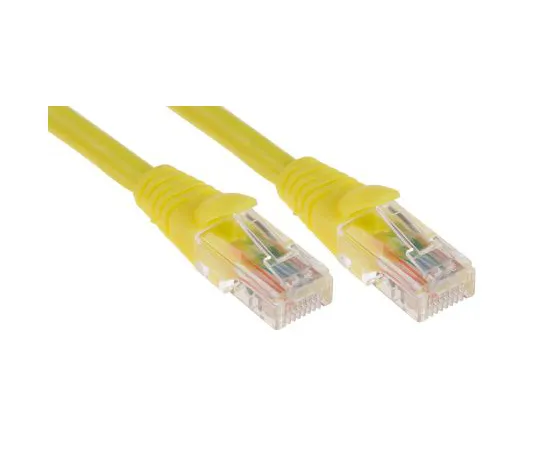63-6702-78 RS PRO Yellow LSZH Cat5e Cable U/UTP, 2m Male RJ45/Male RJ45 Terminated 556-437