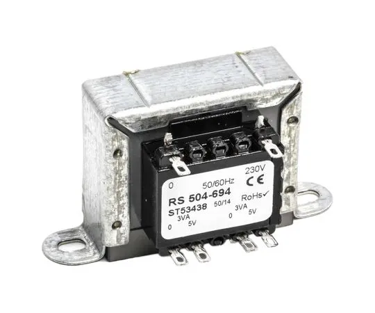 63-6680-71 RS PRO 6VA 2 Output Chassis Mounting Transformer, 5V ac 504-694
