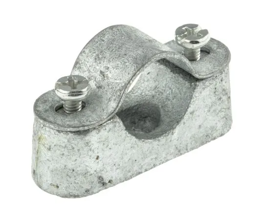 63-6712-05 RS PRO Cable Clip Natural Screw Galvanised Steel Saddle Clamp, 20mm Max. Bundle 606-002