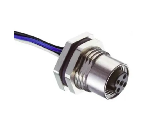 63-6953-81 RS PRO Straight M12 to Unterminated Connector & Cable, 4 Core 0.1m Cable 124-7077