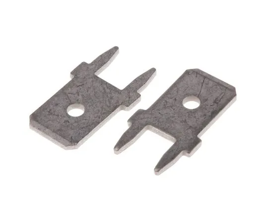 63-6978-12 RS PRO, Vertical Mount Angle PCB Tab Terminal, 6.35 x 0.8mm Tin Plated 125-2006