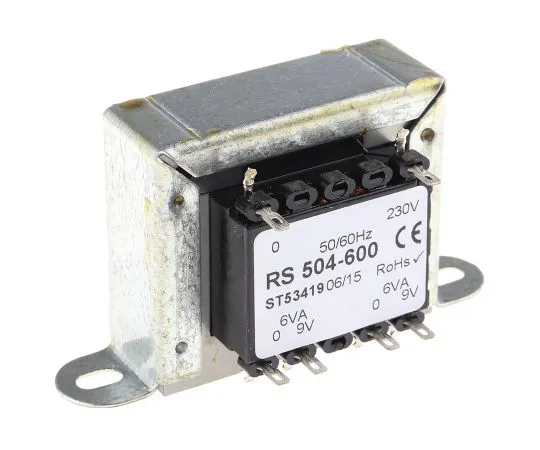 63-6680-56 RS PRO 12VA 2 Output Chassis Mounting Transformer, 9V ac 504-600
