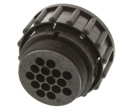 63-6623-47 Round Connector Series 1 Series 16 Pole Female 182642-1