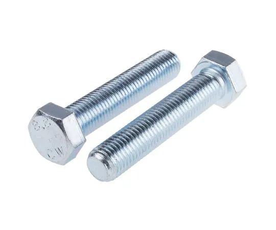 63-6610-13 Clear Passivated, Zinc Steel Hex M20 x 100mm Set Screw 276-370