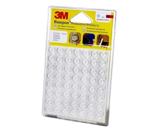 63-6747-36 Rubber Foot Clear Height: 3.66 mm w/Adhesive SJ5312