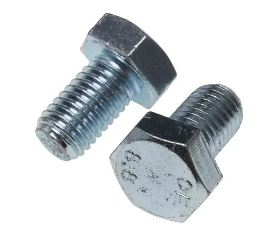 63-6697-11 Clear Passivated, Zinc Steel Hex M12 x 20mm Set Screw 530-157