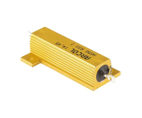 63-7349-53 Arcol HS50 Series Aluminium Ho***d Axial Wire Wound Panel Mount Resistor, 330mΩ ±5% 50W HS50 R33 J