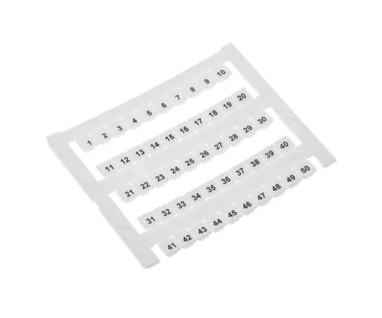 63-6678-68 Marker Card for *** with DIN Rail Terminal 501-629