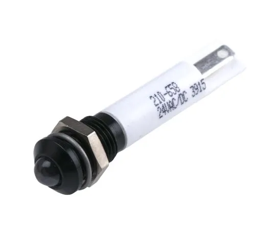 63-6586-82 RS PRO White Indicator, 24 V ac/dc, 8mm Mounting Hole Size, Solder Tab Termination, IP67 210-658