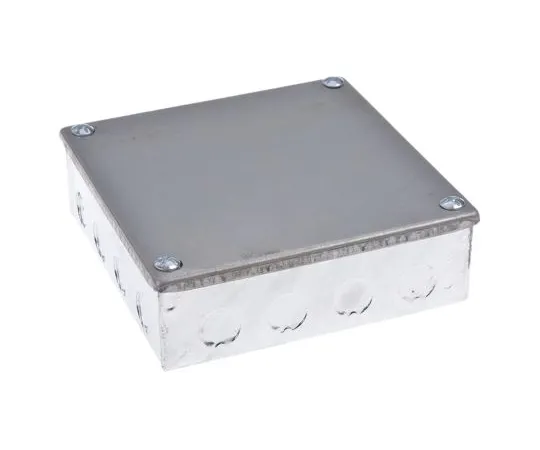 63-6706-70 RS PRO Steel Galvanised Adaptable Box, 12 Knockouts 150mm x 150 mm x 50mm 20/25mm Knockout Size 563-911