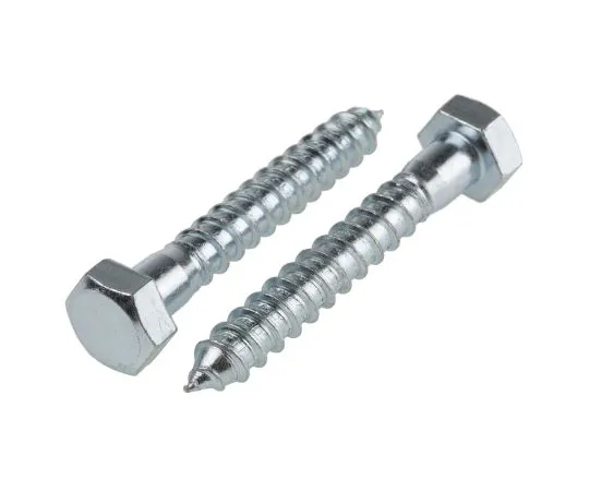 63-6732-98 RS PRO Hex Coach Screw, Steel Bright Zinc Plated, 12mm x 80mm 825-168
