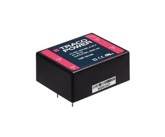 63-6969-54 TRACOPOWER TEL 8WI 8W Isolated DC-DC Converter Through Hole, Voltage in 9 → 36 V dc, Voltage out 5V dc TEL 8-2411WI
