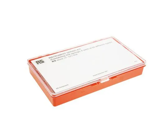 63-6694-35 RS PRO Zinc Plated Steel Compression, Extension, Torsion Spring Kit, 378 Springs 523-008