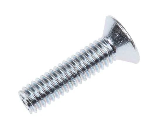 63-6701-80 RS PRO, M4 Countersunk Head, 16mm Steel Pozidriv Bright Zinc Plated 553-431