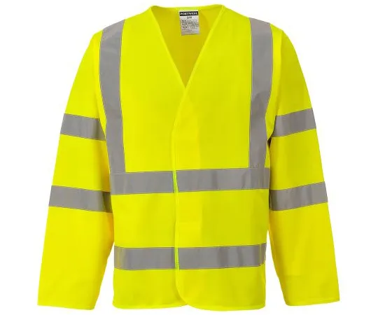 63-6960-15 RS PRO Yellow Unisex Hi Vis Jacket, L to XL 124-8198