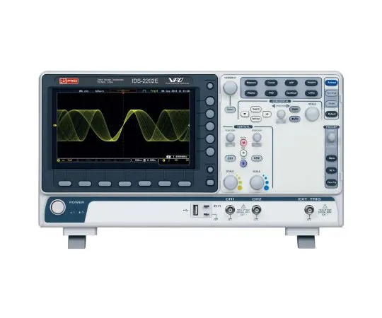 63-6932-54 RS PRO IDS2202E Bench Digital Storage Oscilloscope, 200MHz, 2 Channels 124-1956