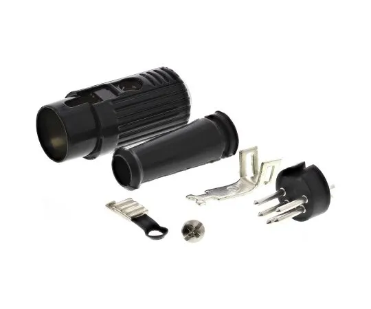63-6674-43 RS PRO 5 Pole Din Plug, 1A, 100 V ac, Push Lock 491-037