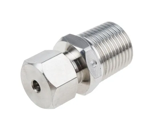 63-6899-09 RS PRO Thermocouple Compression Fitting for *** with Thermocouple With 4.5mm Probe Diameter, 1/2 NPT 123-5577