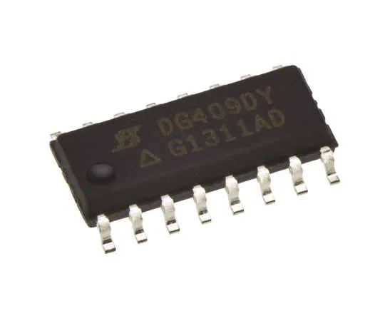 63-6985-89 DG413LEDY-GE3 Vishay, Multiplexer Quad SPST, 3 → 16 V, 16-Pin SOIC DG413LEDY-GE3