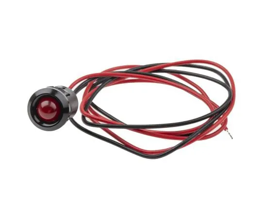 63-6583-23 RS PRO Red Indicator, 12 V dc, 12mm Mounting Hole Size, Lead Wires Termination 206-384